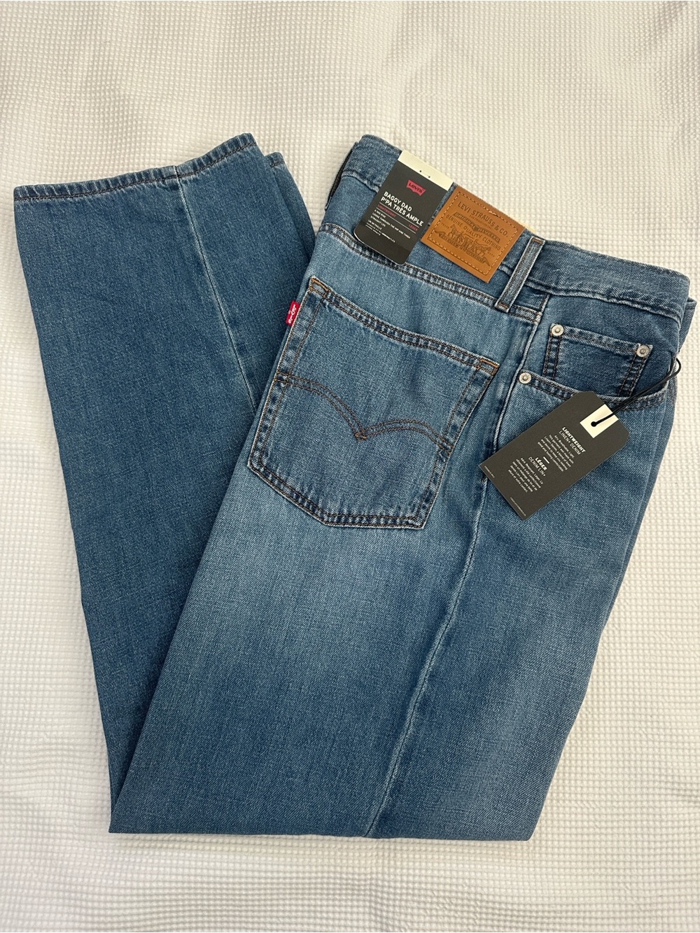 Levi's Women's Blue High-Rise Straight Jeans